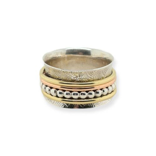 Sterling silver spinner ring