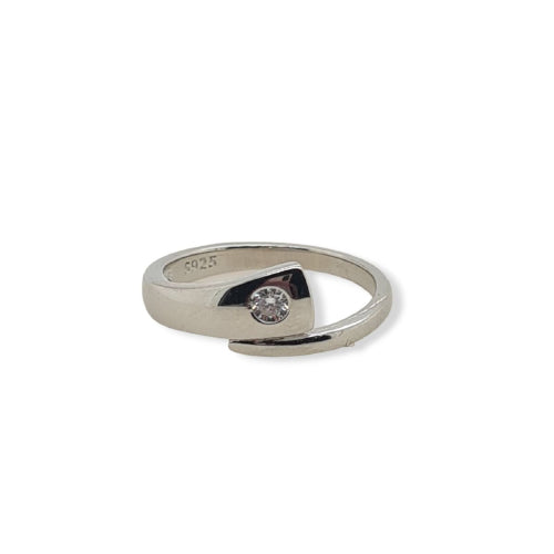 Sterling silver CZ ring