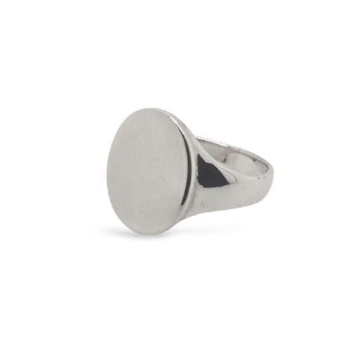 Sterling silver signet size O