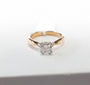 18ct rose gold 1ct diamond ring