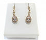 9ct Morganite & Diamond earrings