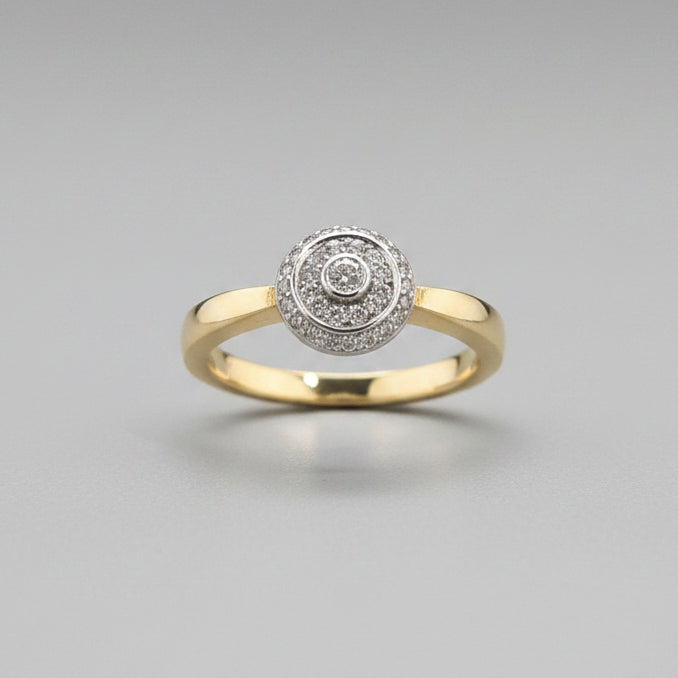 9ct gold Diamond ring
