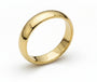 18ct Gold 4mm Barrel Shaped Wedder
