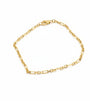 9ct paperclip bracelet