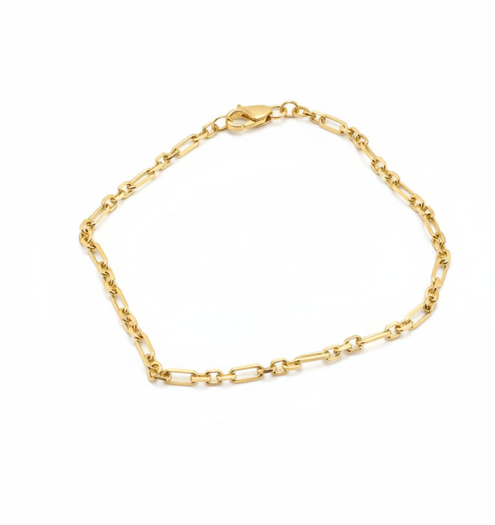 9ct paperclip bracelet