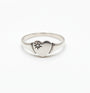 Sterling silver signet ring