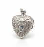 Sterling silver perfume bottle pendant