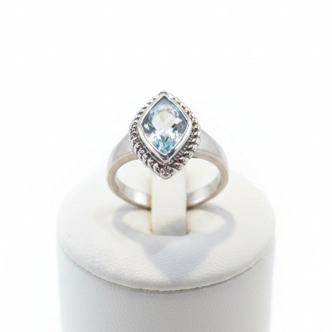 Sterling silver Topaz ring