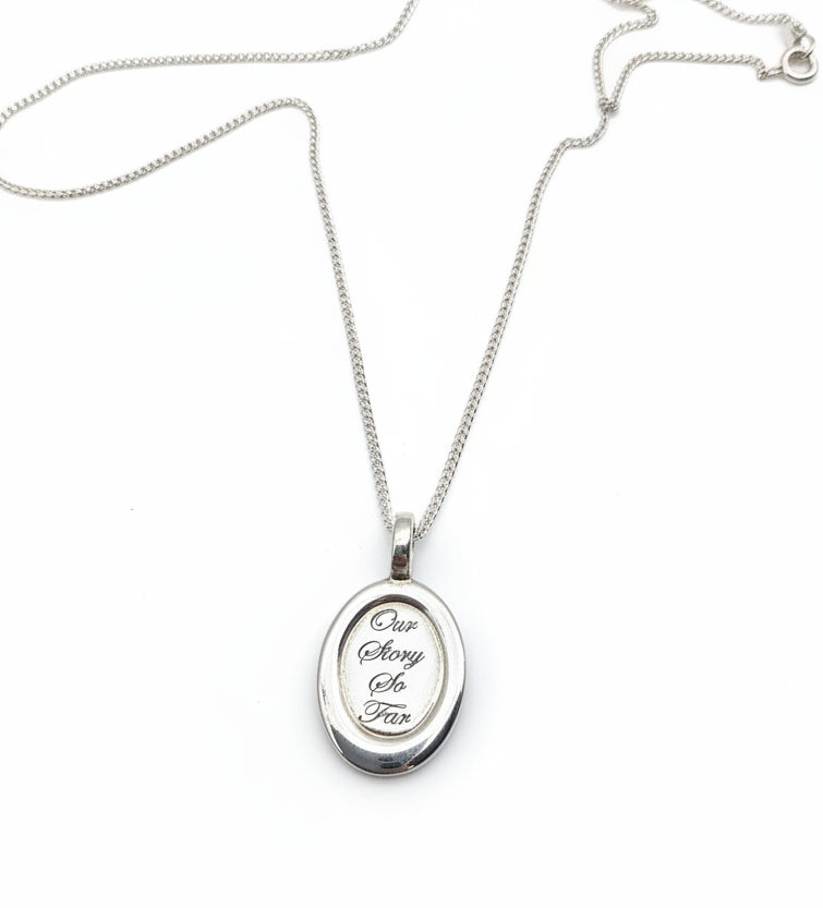 Sterling Our Story pendant