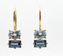 9ct Topaz earrings