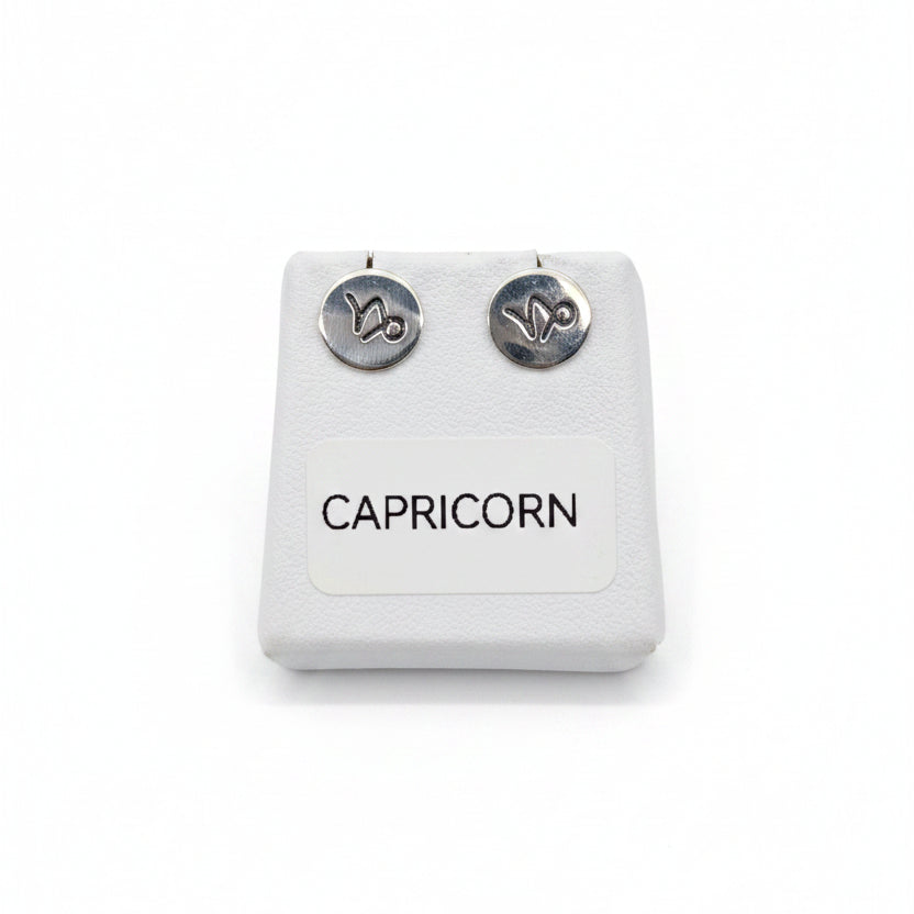 Sterling silver Zodiac studs