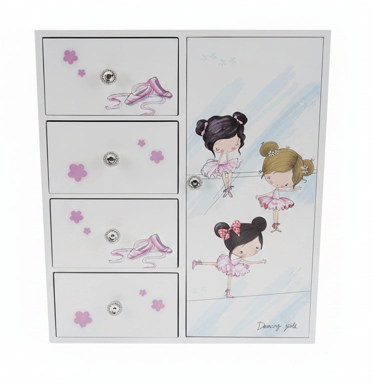 Girls jewellery wardrobe