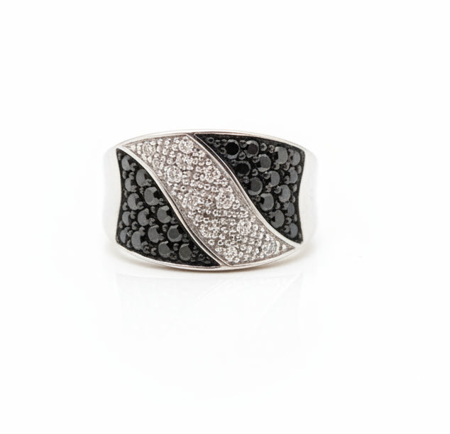 Black CZ ring