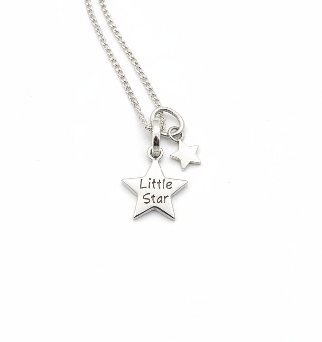 Sterling silver star pendant