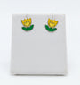 Sterling Silver Tulip Studs