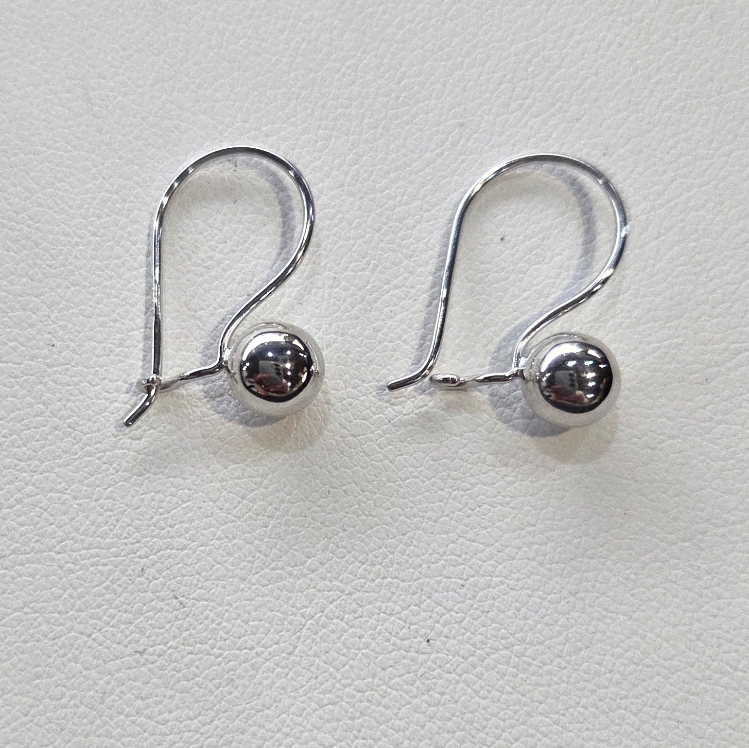 Sterling Silver 5mm Euro Ball Earrings