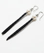 Suede & Pearl Earrings