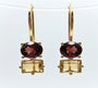 9ct Garnet & Citrine earrings