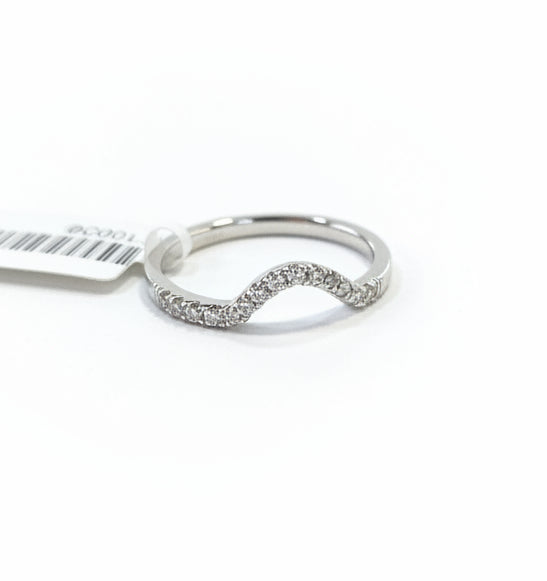 9ct white gold wedder