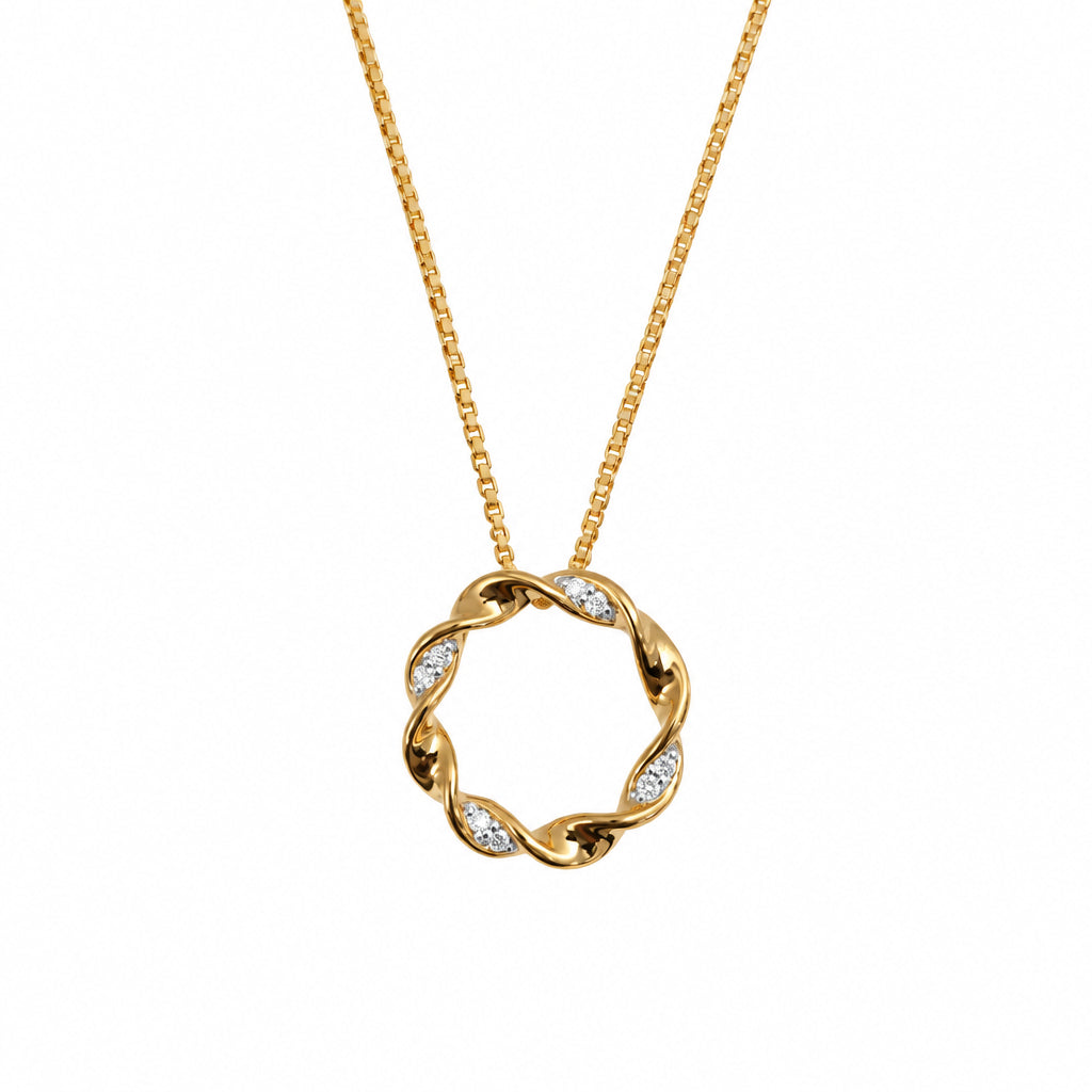 9ct Diamond  Pendant