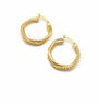 9ct Bonded Triple Hexagonal Hoops