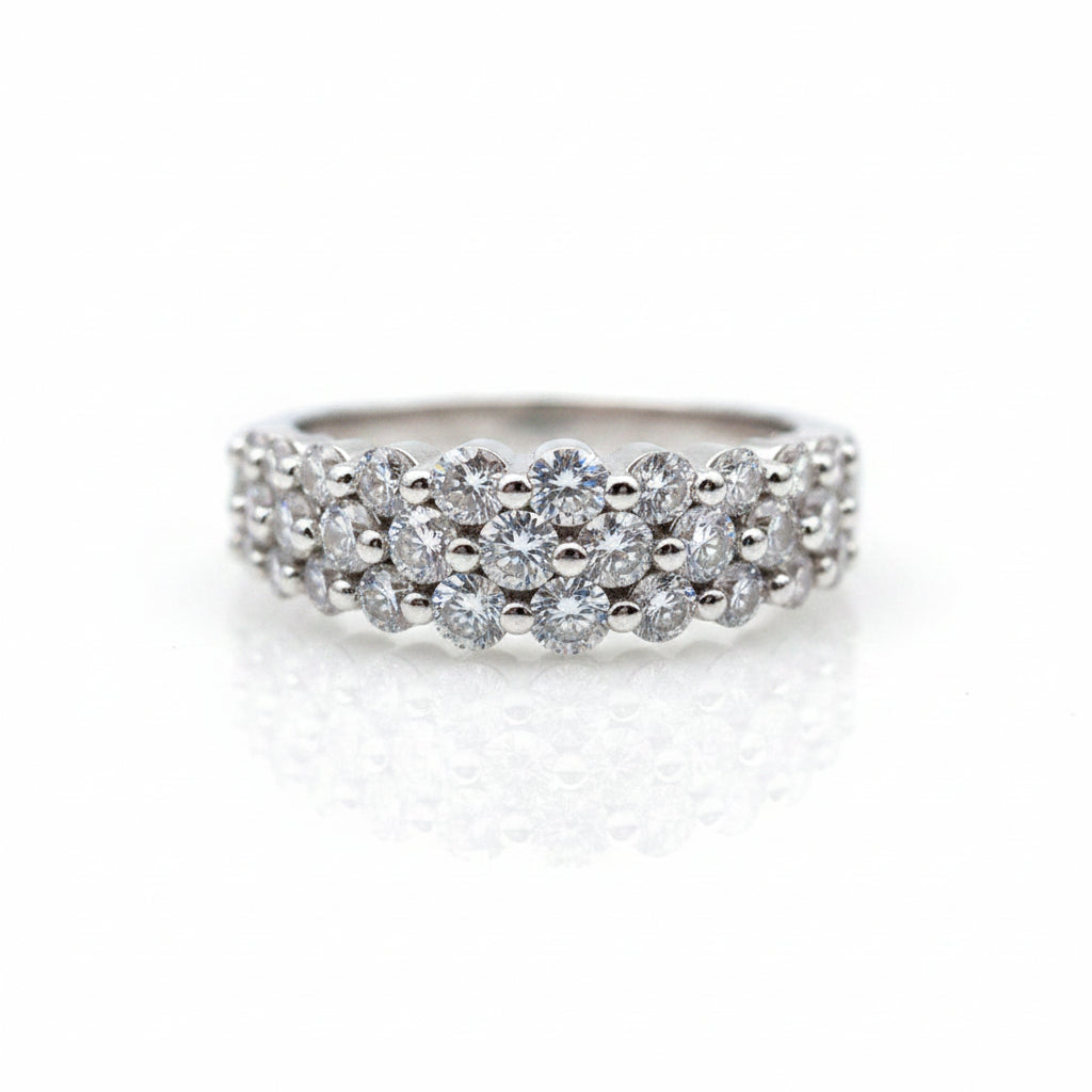 Sterling Silver Cubic Zirconia Ring