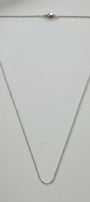 9ct white gold 45cm chain
