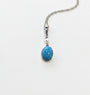 Sterling silver pearl & Turquoise Pend