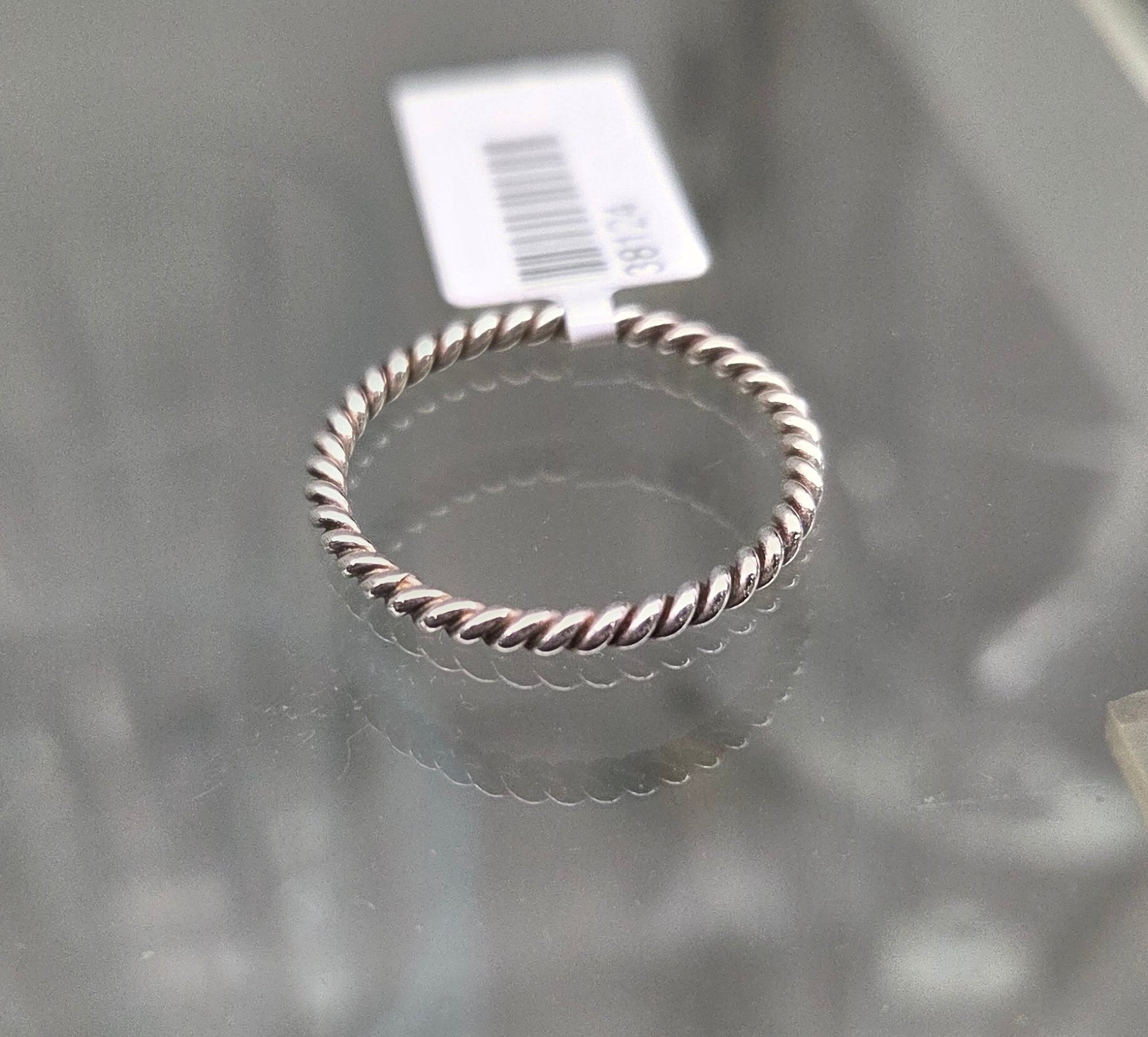 Fine Twist Stacking Ring