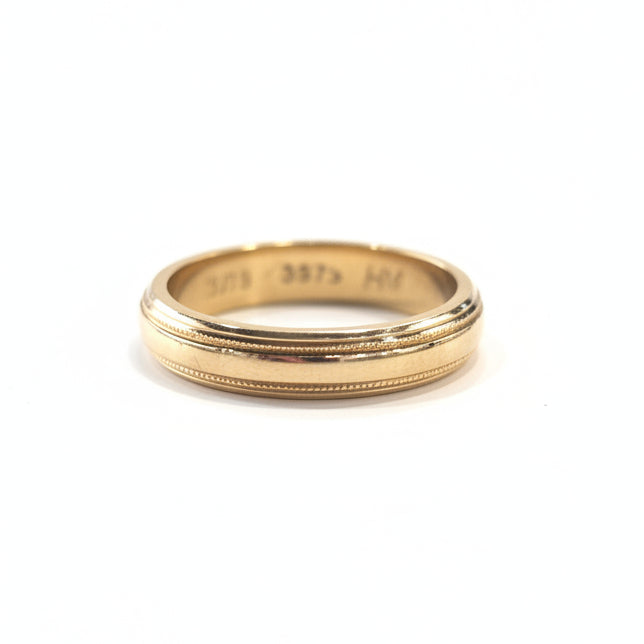 9ct High Domed 4mm Wedder
