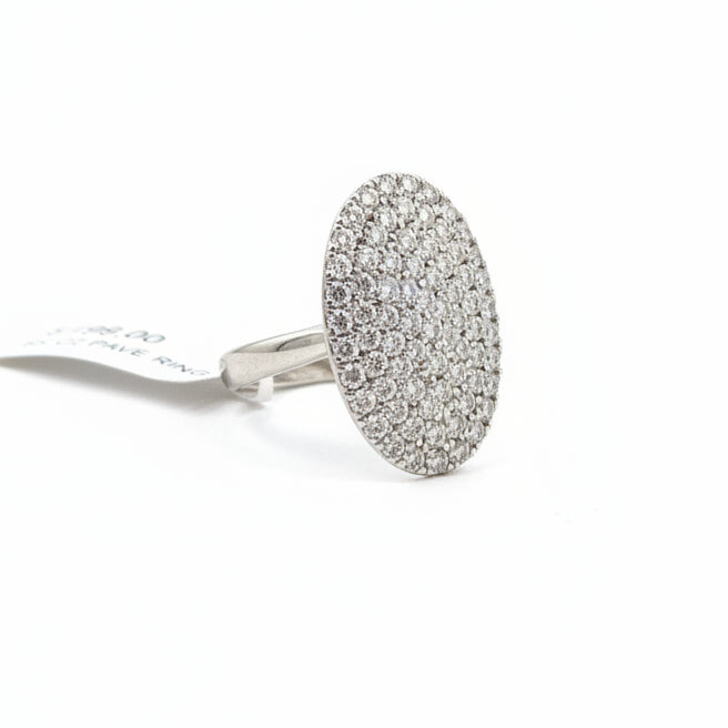 Sterling silver Cz ring