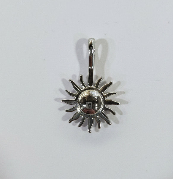 Silver Sun Charm