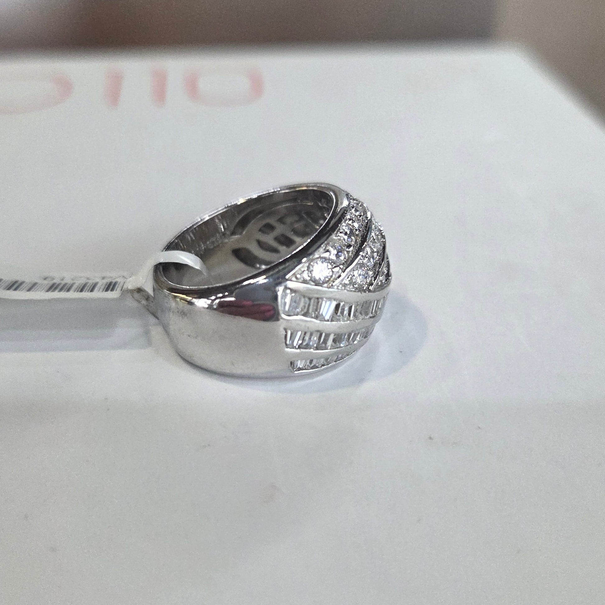 Sterling silver domed ring