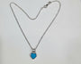 Sterling silver heart necklace