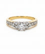 9ct gold Diamond engagement ring