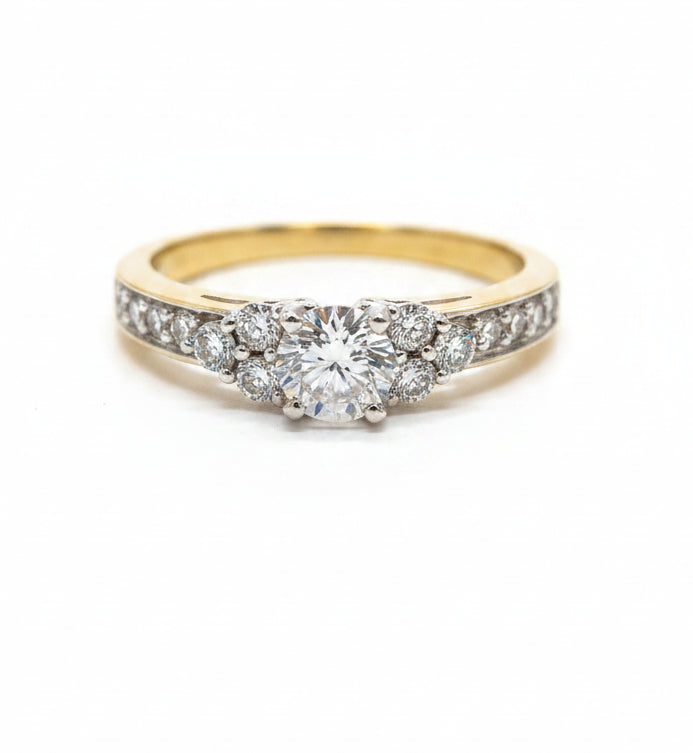 9ct gold Diamond engagement ring
