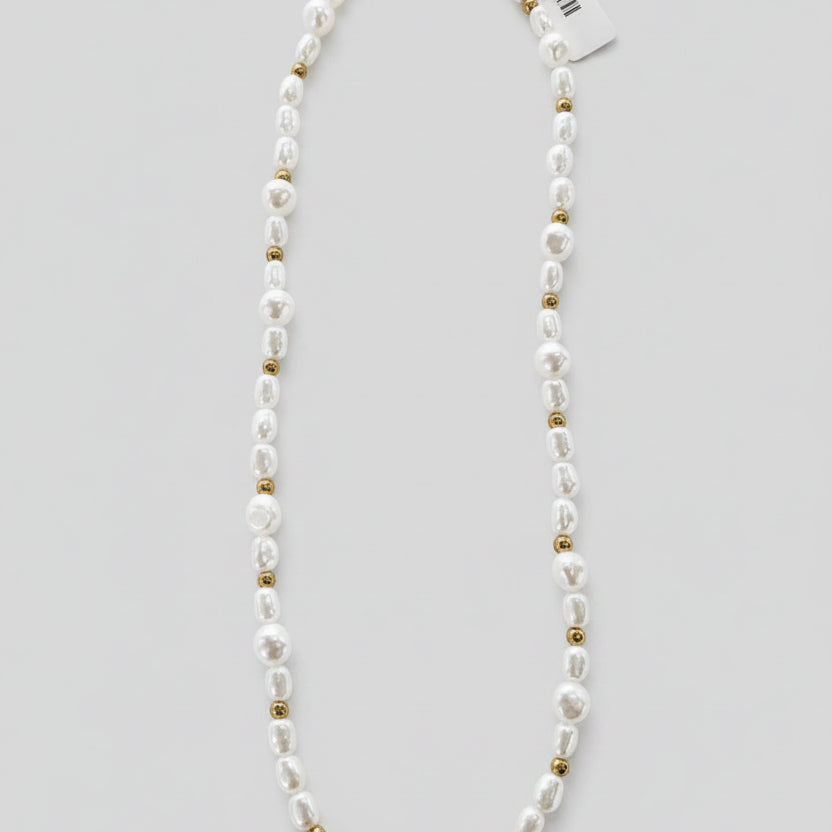 Charm Bar Pearl Chain