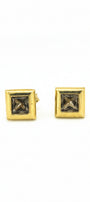 9ct gold Smokey Quartz earrings