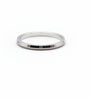 18ct white gold knife edge wedder
