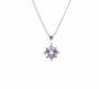 9ct Pink Amethyst Diamond pendant