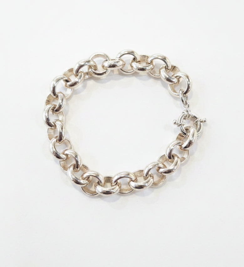 Sterling silver belcher bracleet
