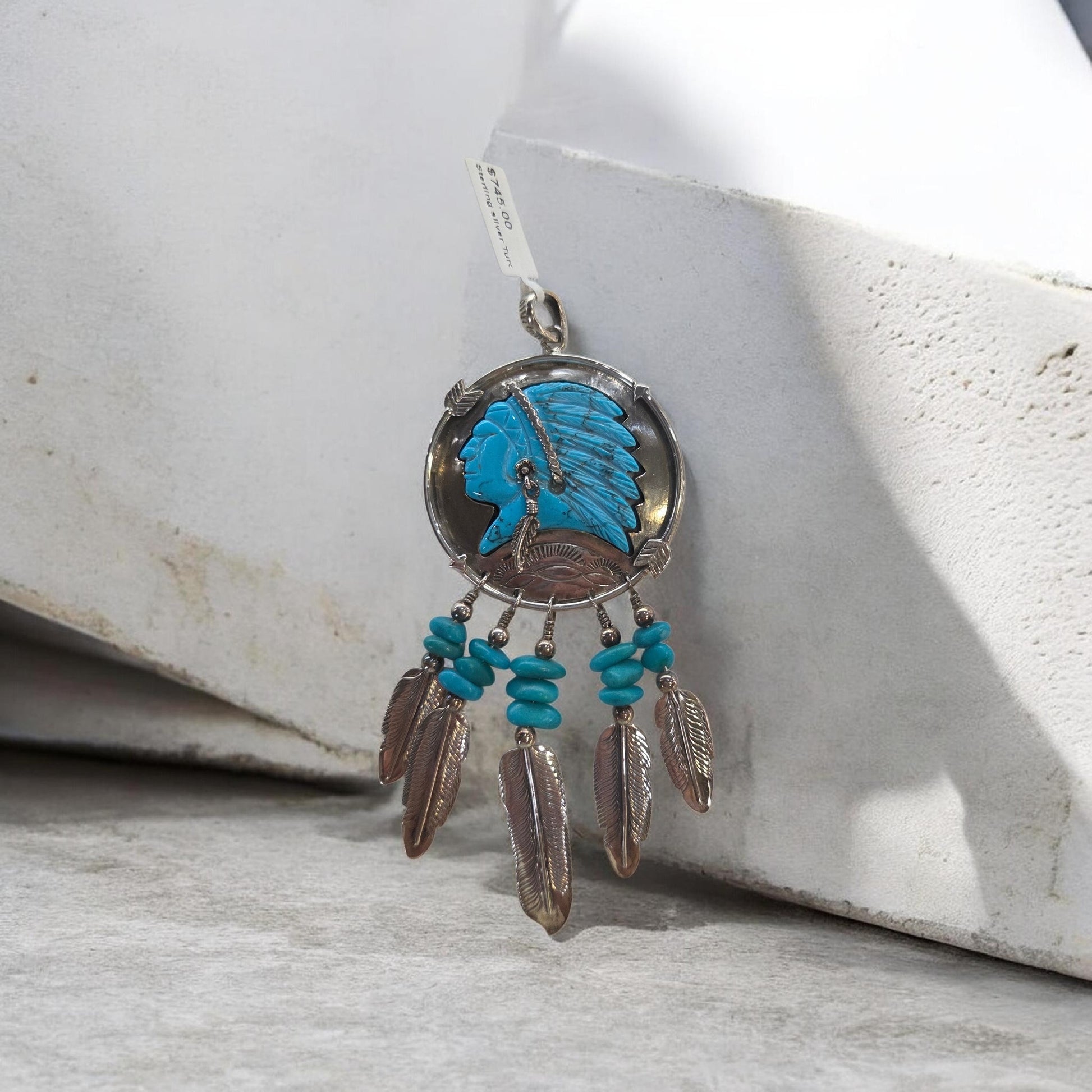 Sterling silver Turquoise pendant