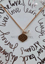 Nicole fendel rose gold necklace