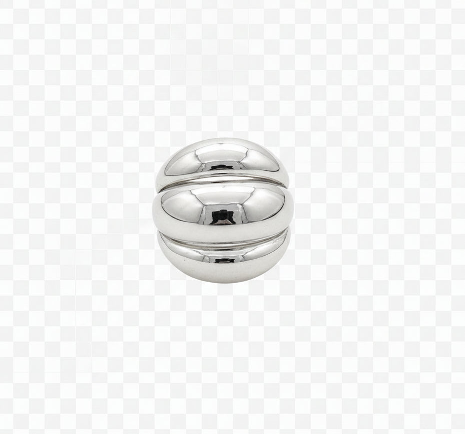 Sterling silver dome ring