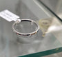 18ct white gold knife edge wedder
