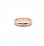 Rose gold CZ ring