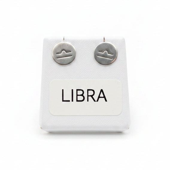 Sterling silver Zodiac studs