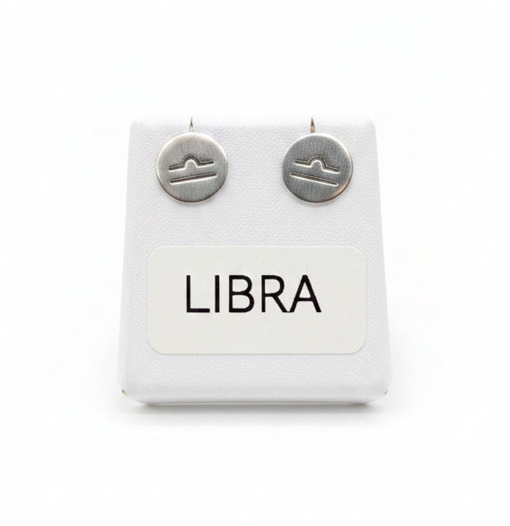 Sterling silver Zodiac studs