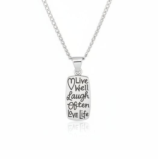 Live, Life, Love Pendant