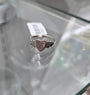 Sterling silver heart signet ring